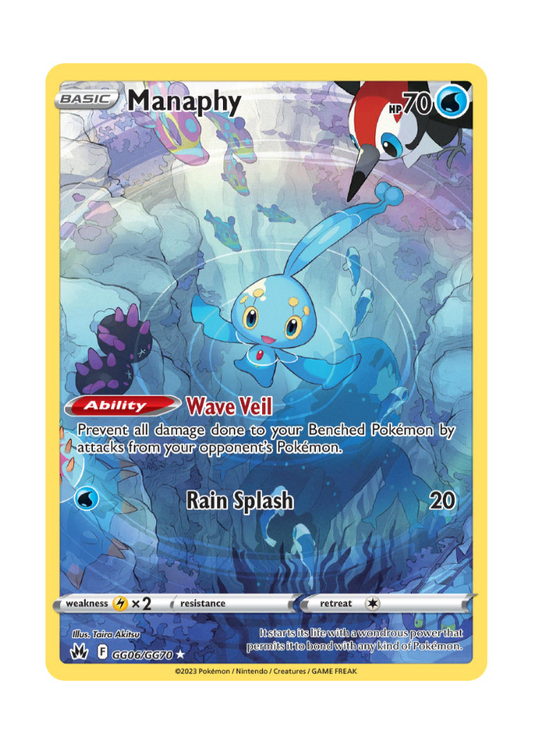 Crown Zenith: Manaphy Galarian Gallery - GG06/GG70