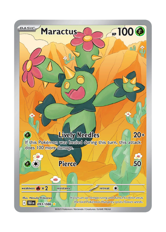 Black Bolt: Maractus Illustration Rare - 093/086