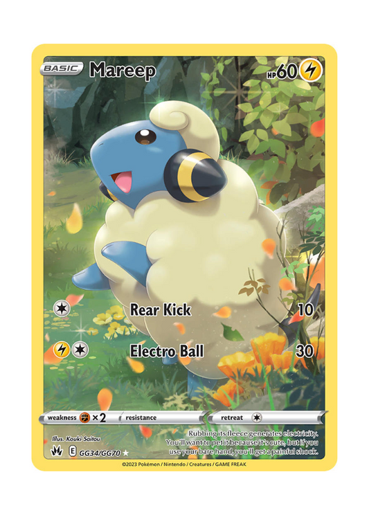 Crown Zenith: Mareep Galarian Gallery - GG34/GG70