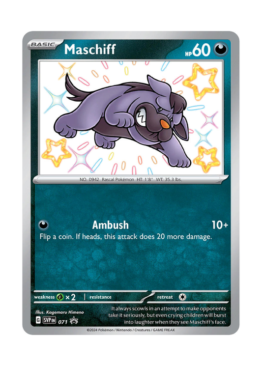 Scarlet & Violet Promos: Maschiff - 071