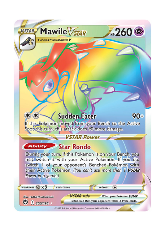 Silver Tempest: Mawile VSTAR Rainbow Rare - 200/195