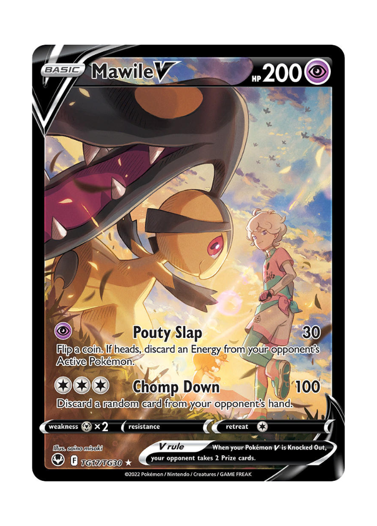 Silver Tempest: Mawile V Trainer Gallery - TG17/TG30