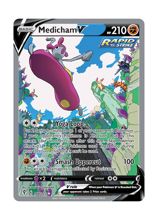 Evolving Skies: Medicham V Alternate Full Art - 186/203