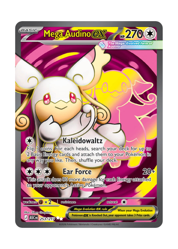 Ascended Heroes: Mega Audino ex Full Art - 253/217