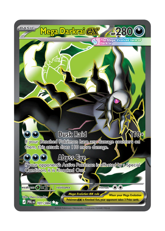 Pitch Black: Mega Darkrai ex Full Art - 101/084