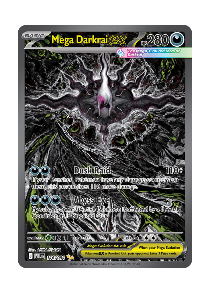 Pitch Black: Mega Darkrai ex Special Illustration Rare - 116/084