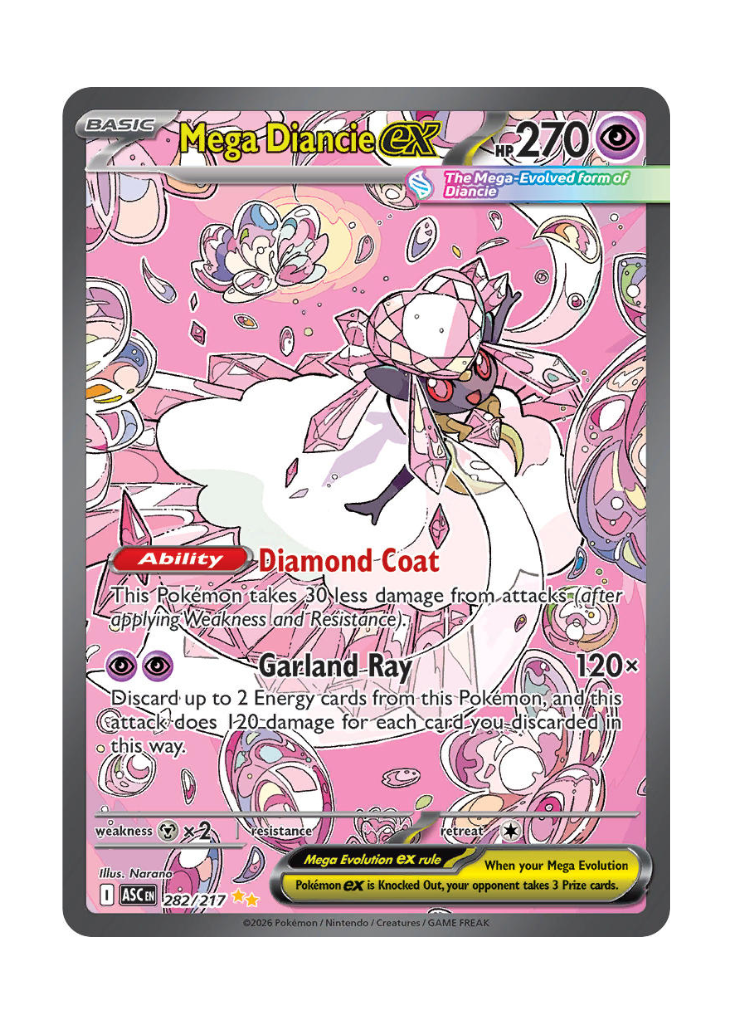Ascended Heroes: Mega Diancie ex Special Illustration Rare - 282/217