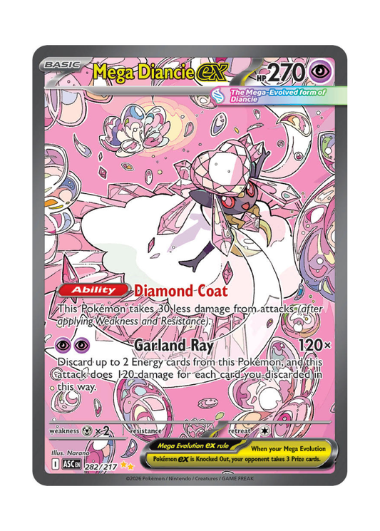 Ascended Heroes: Mega Diancie ex Special Illustration Rare - 282/217