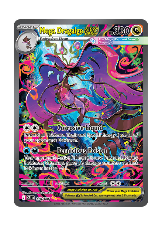 Chaos Rising: Mega Dragalge ex Special Illustration Rare - 118/086