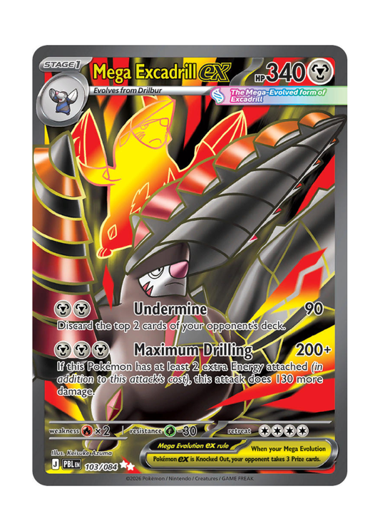 Pitch Black: Mega Excadrill ex Full Art - 103/084