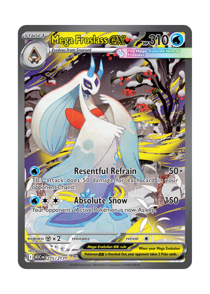 Ascended Heroes: Mega Froslass ex Special Illustration Rare - 275/217