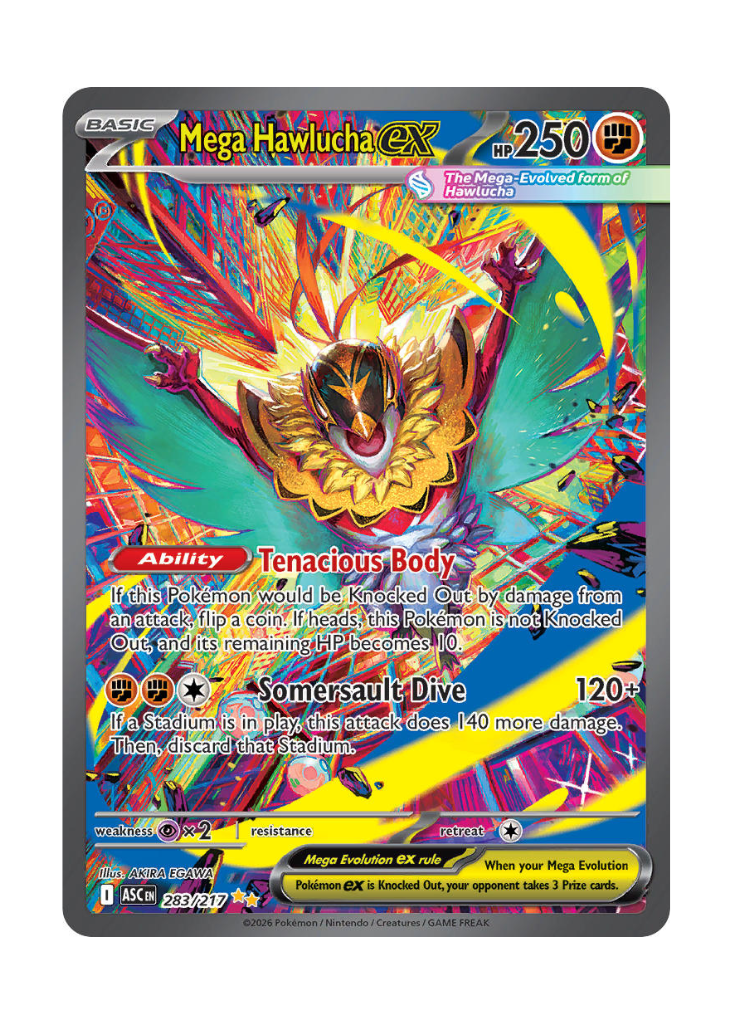 Ascended Heroes: Mega Hawlucha ex Special Illustration Rare - 283/217