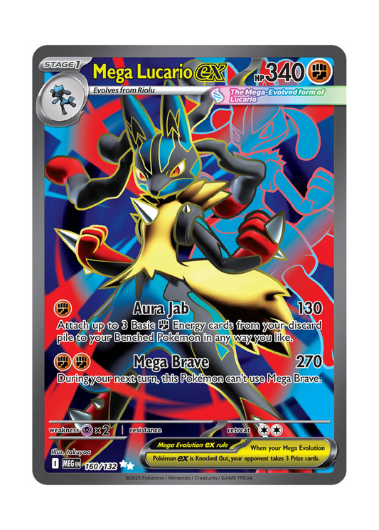 Mega Evolution: Mega Lucario ex Full Art - 160/132