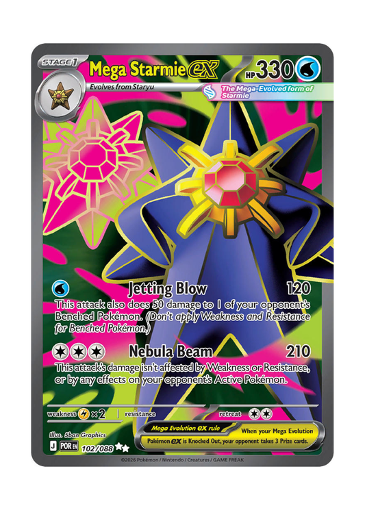 Perfect Order: Mega Starmie ex Full Art - 102/088