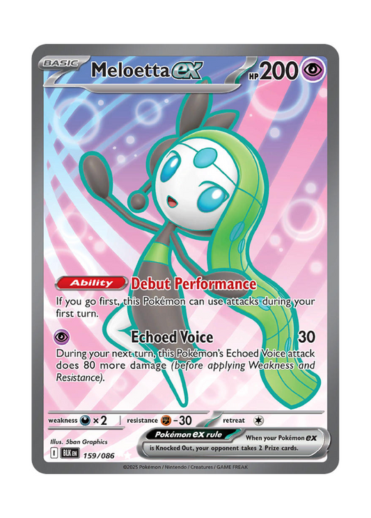 Black Bolt: Meloetta ex Full Art - 159/086