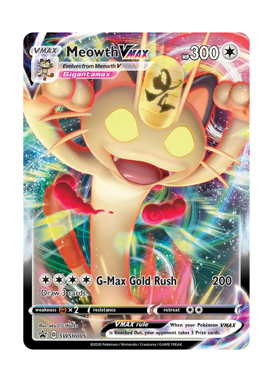 Sword & Shield Promos: Meowth VMAX - SWSH005