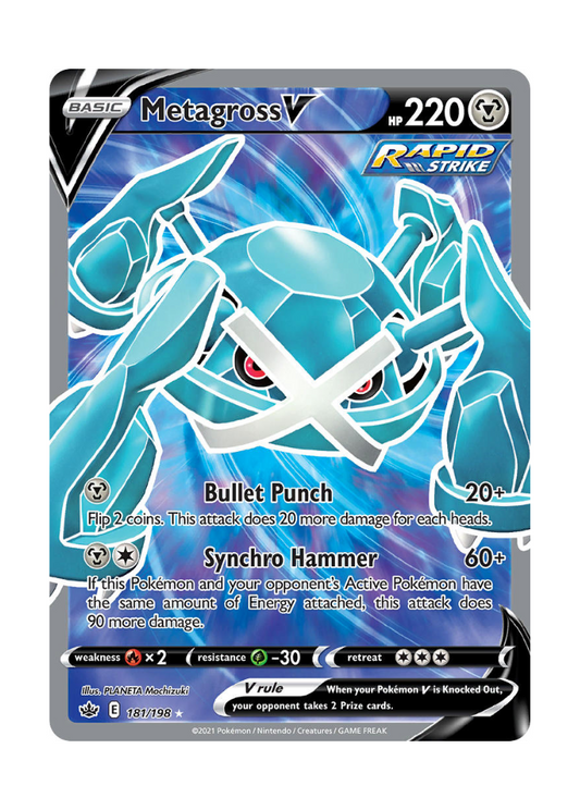 Chilling Reign: Metagross V Full Art - 181/198