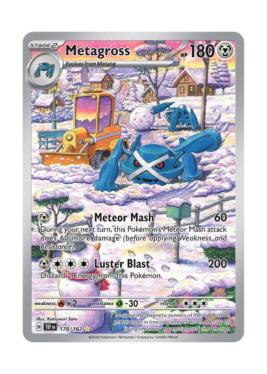 Temporal Forces: Metagross Illustration Rare - 178/162