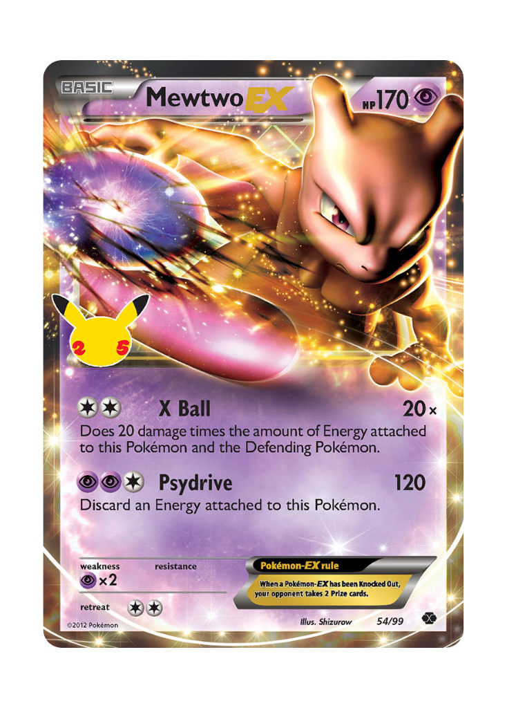 Celebrations: Mewtwo EX Classic Collection - 54/99