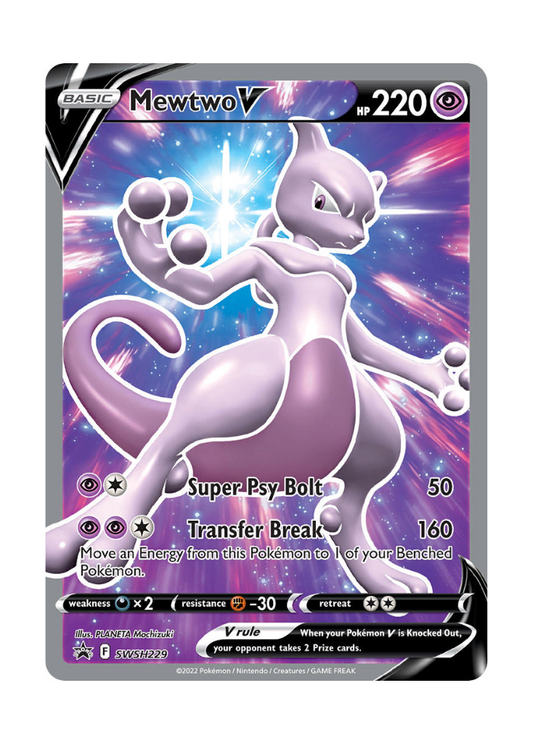 Sword & Shield Promos: Mewtwo V - SWSH229