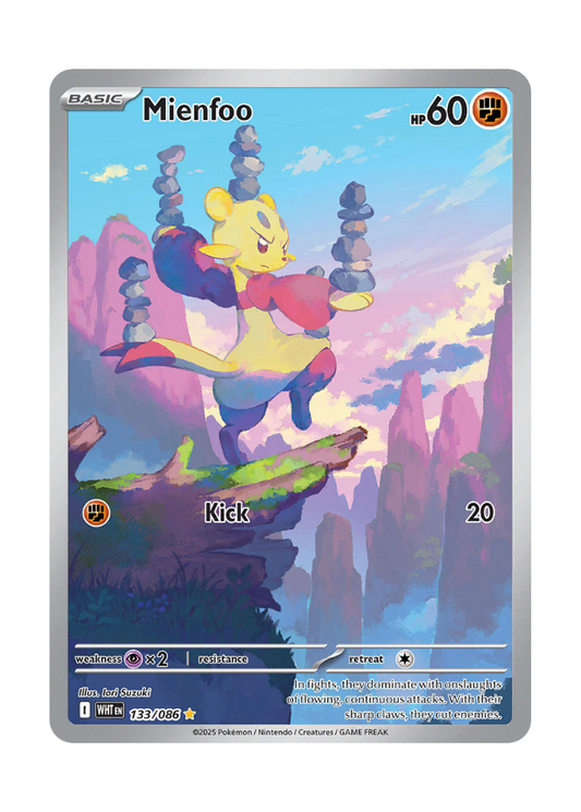 White Flare: Mienfoo Illustration Rare - 133/086