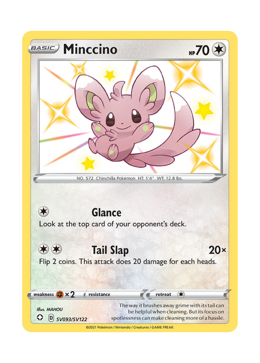Shining Fates: Minccino Shiny Rare - SV093/SV122