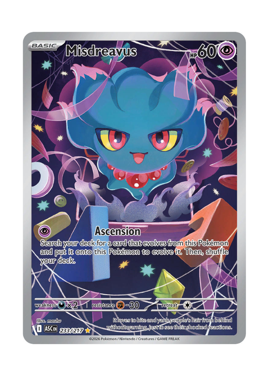 Ascended Heroes: Misdreavus Illustration Rare - 233/217