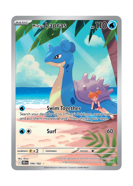 Destined Rivals: Misty's Lapras Illustration Rare - 194/182