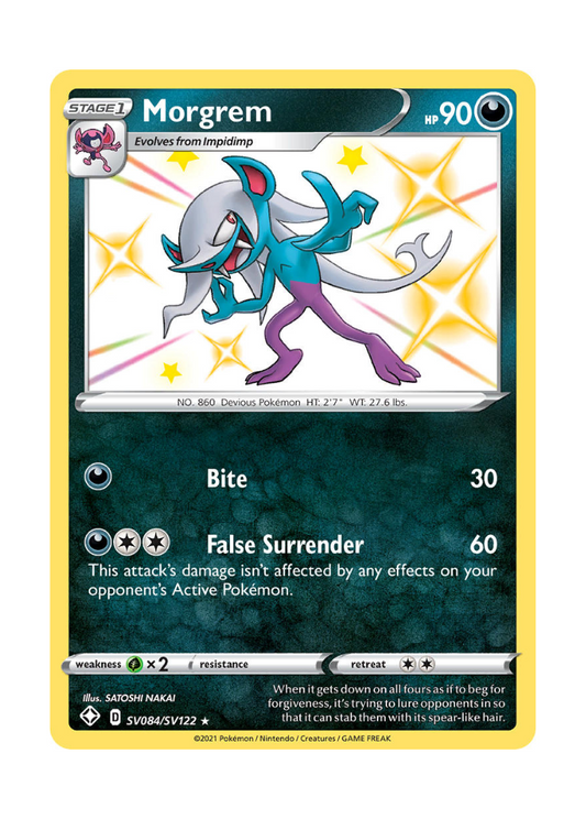 Shining Fates: Morgrem Shiny Rare - SV084/SV122
