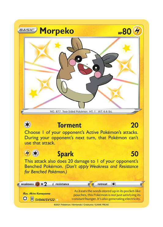 Shining Fates: Morpeko Shiny Rare - SV044/SV122