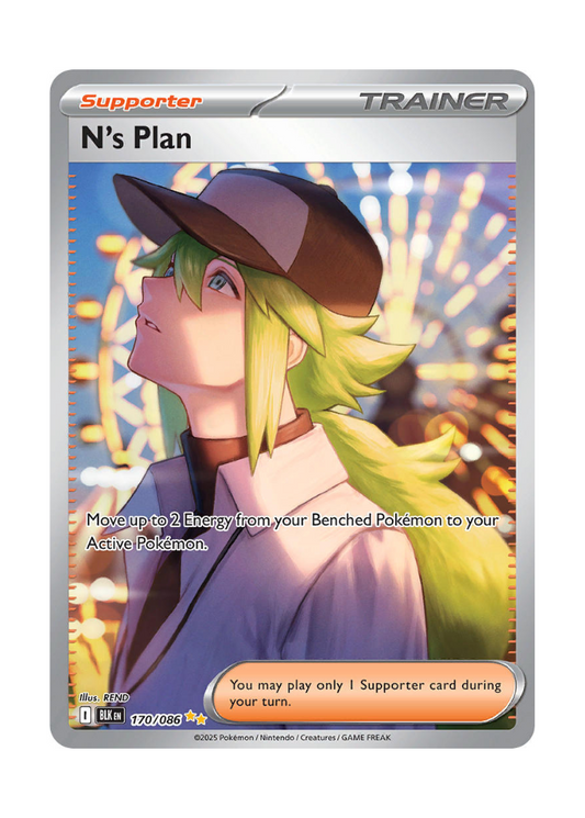 Black Bolt: N's Plan Special Illustration Rare - 170/086