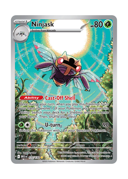 Mega Evolution: Ninjask Illustration Rare - 137/132
