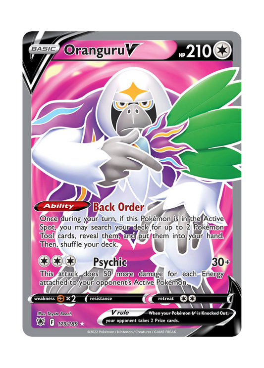 Astral Radiance: Oranguru V Full Art - 179/189