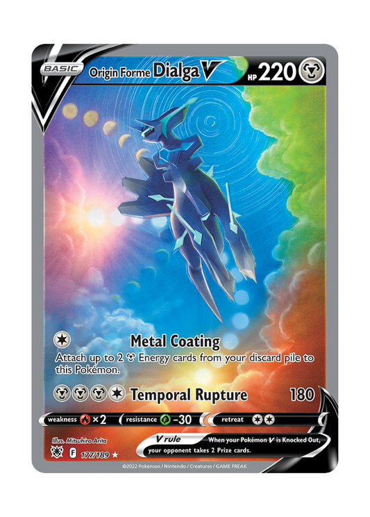 Astral Radiance: Origin Forme Dialga V Alternate Full Art - 177/189