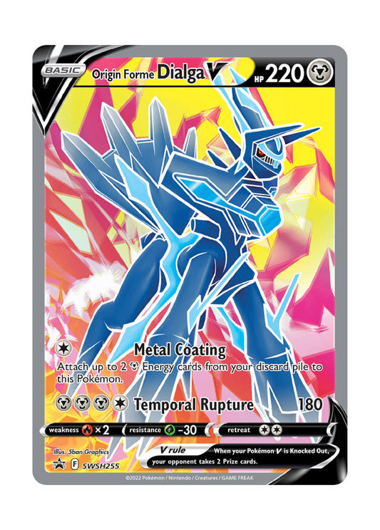 Sword & Shield Promos: Origin Forme Dialga V - SWSH255