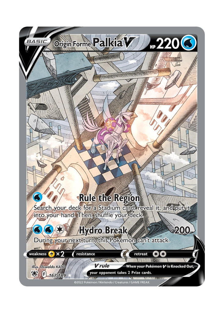 Astral Radiance: Origin Forme Palkia V Alternate Full Art - 167/189