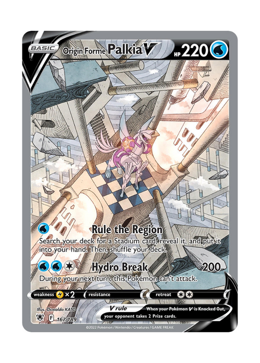 Astral Radiance: Origin Forme Palkia V Alternate Full Art - 167/189