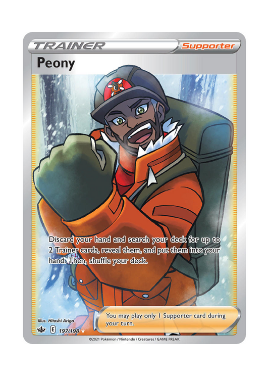Chilling Reign: Peony Full Art - 197/198