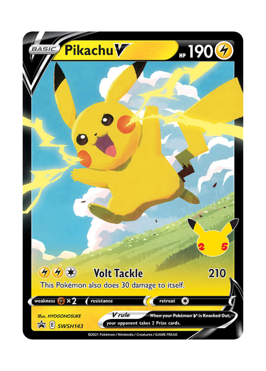 Sword & Shield Promos: Pikachu V - SWSH143