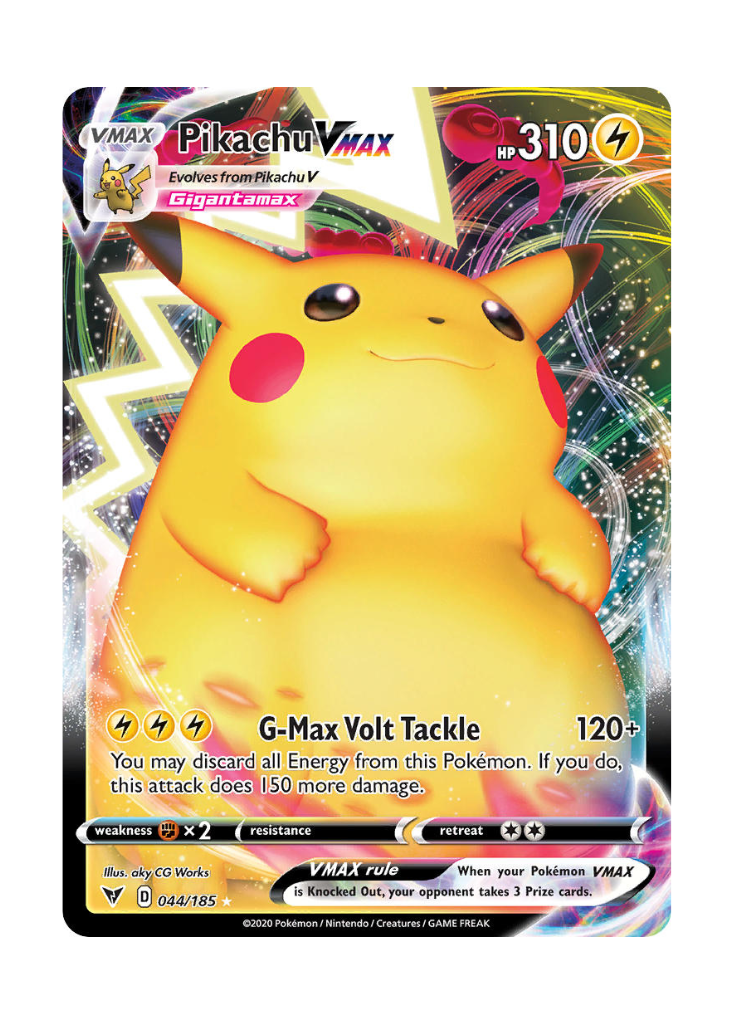 Vivid Voltage: Pikachu VMAX Full Art - 044/185