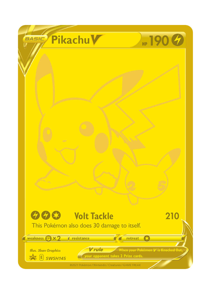 Sword & Shield Promos: Pikachu V - SWSH145