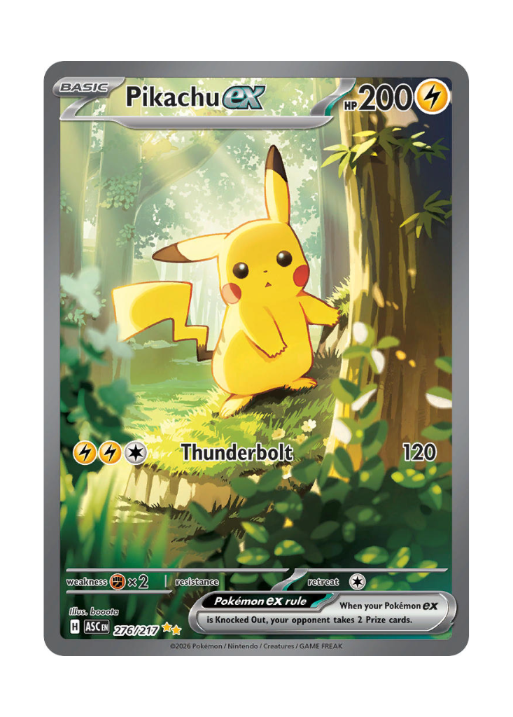Ascended Heroes: Pikachu ex Special Illustration Rare - 276/217