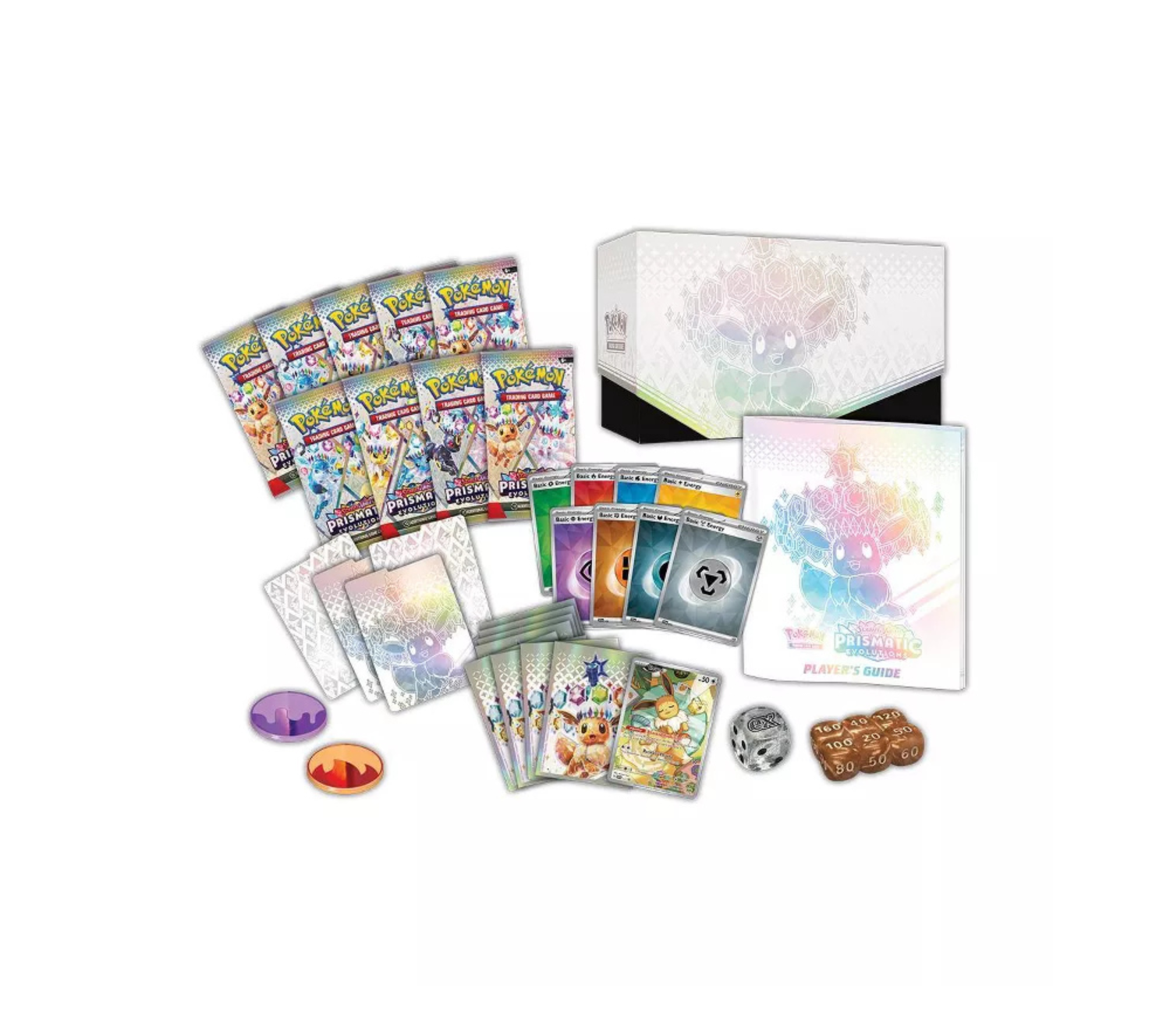 pokemon prismatic evolutions elite trainer box trading cards Prismatic Evolutions