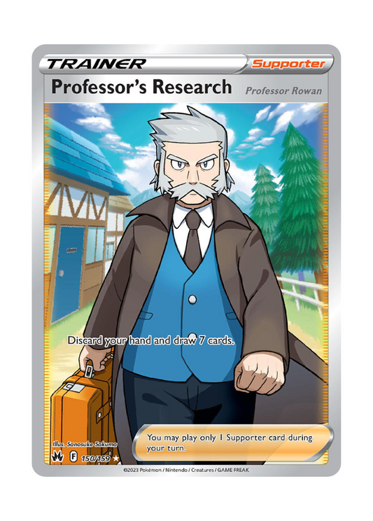 Crown Zenith: Professor's Research (Professor Rowan) Full Art - 150/159