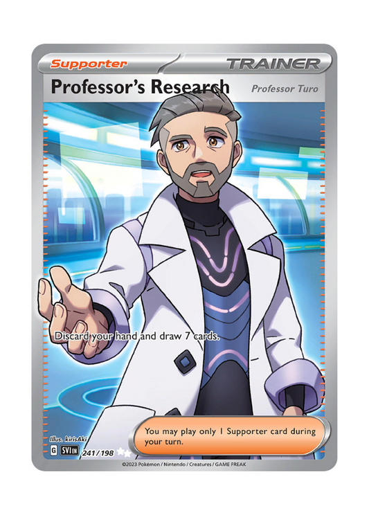 Scarlet & Violet: Professor's Research (Professor Turo) Full Art - 241/198