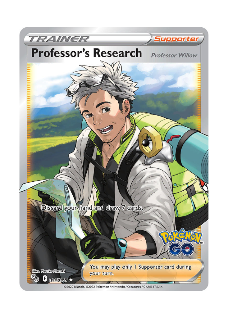 Pokémon GO: Professor's Research (Professor Willow) Full Art - 078/078
