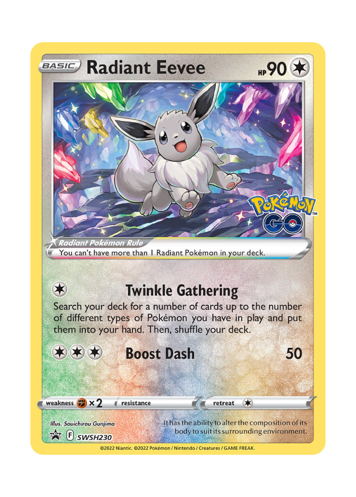 Sword & Shield Promos: Radiant Eevee - SWSH230
