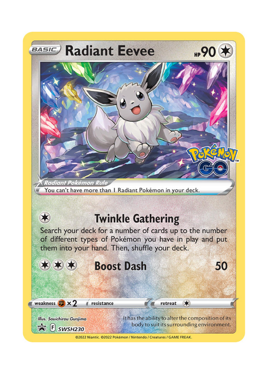 Sword & Shield Promos: Radiant Eevee - SWSH230
