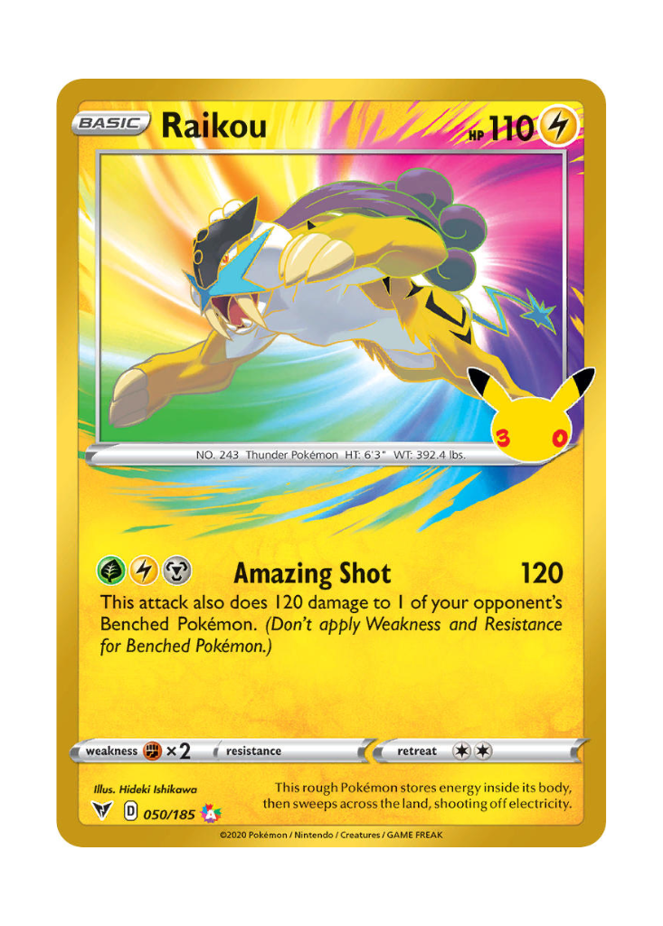 30th Celebration: Raikou Classic Collection - 050/185