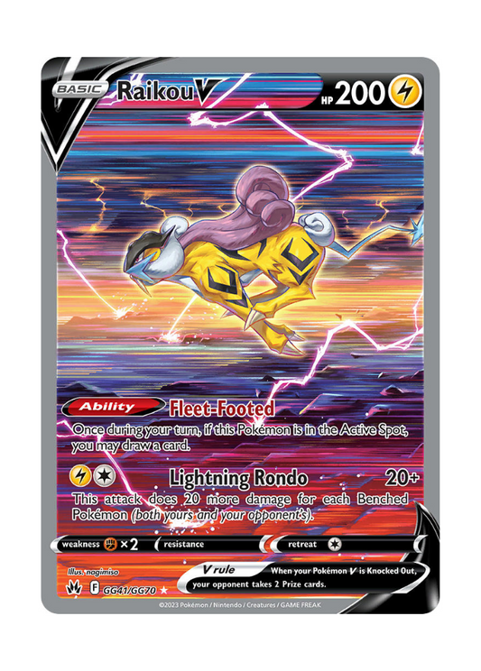 Crown Zenith: Raikou V Galarian Gallery - GG41/GG70